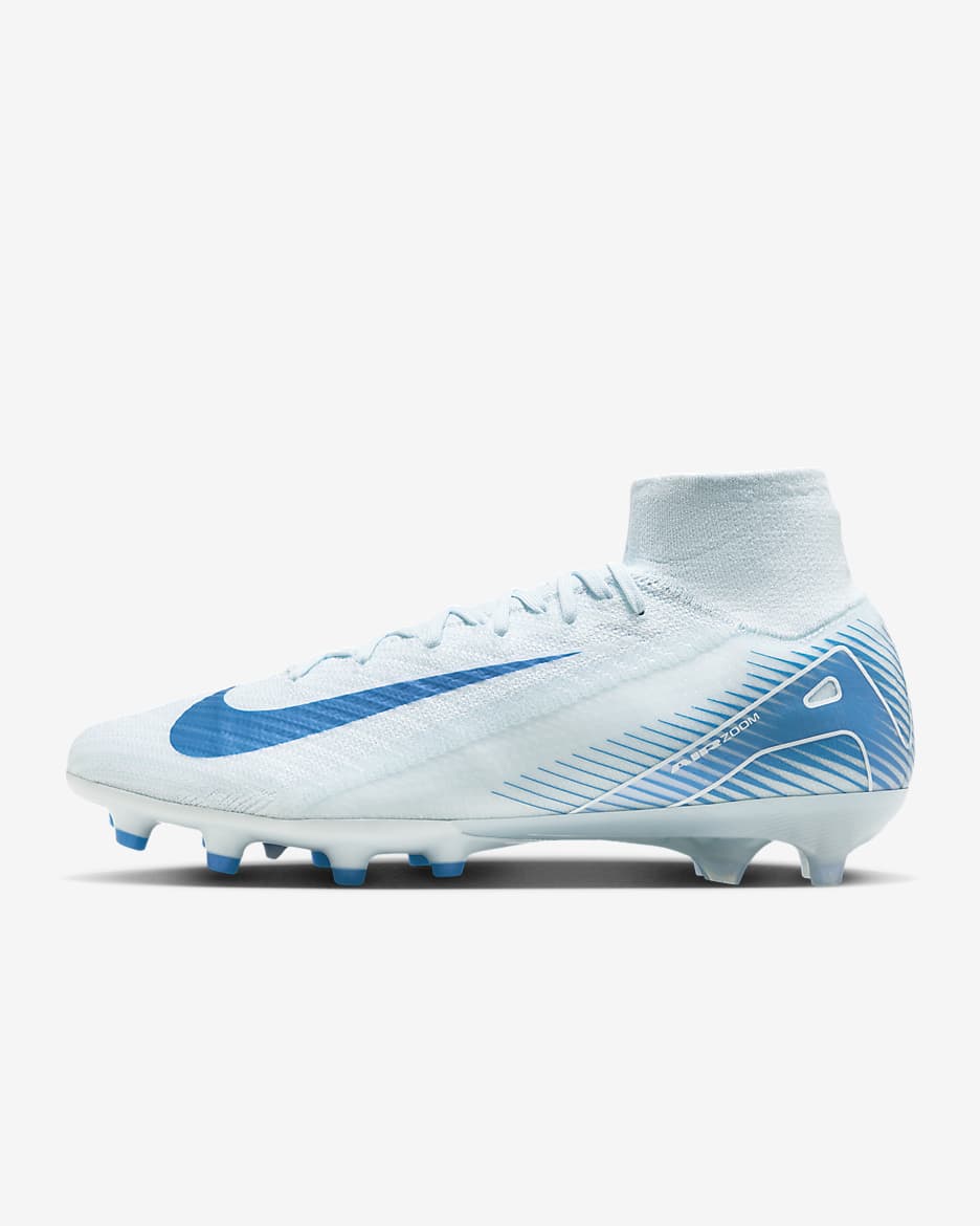 Football boots nike blue on sale